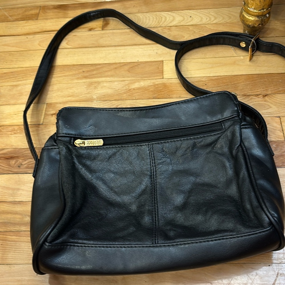 VISiONE Italy Black Leather Sunning New Leather